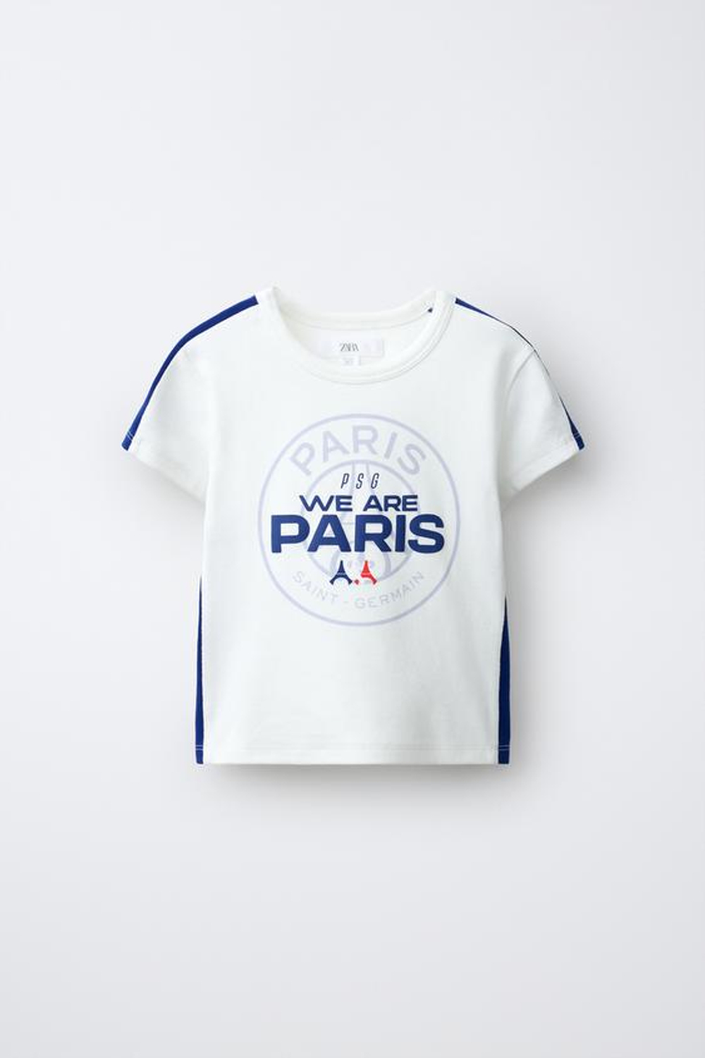 ZARA ФУТБОЛКА PSG ® T-SHIRT, БЕЛЫЙ