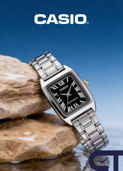 Casio LTP-V007D-1B женские часы с металлическим браслетом