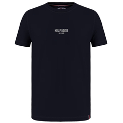 Мужская теннисная футболка Tommy Hilfiger Essential Hilfiger Logo Tee — desert sky