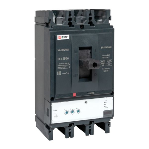 Выключатель автоматический ВА-99C 400/250А 3P 45кА EKF