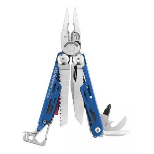 Мультитул Leatherman Signal, 19 функций, синий, нейлоновый чехол