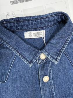 Джинсовый костюм Brunello Cucinelli