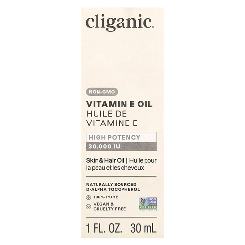 Cliganic, Масло с витамином Е, 30 мл (1 жидк. Унция)