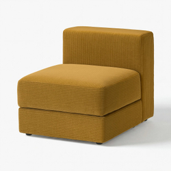 IKEA JÄTTEBO  (ИКЕА ЙЭТТЕБО)  -  Чехол на модуль с ящиком для 1 человека - Самсала жёлто-коричневый
