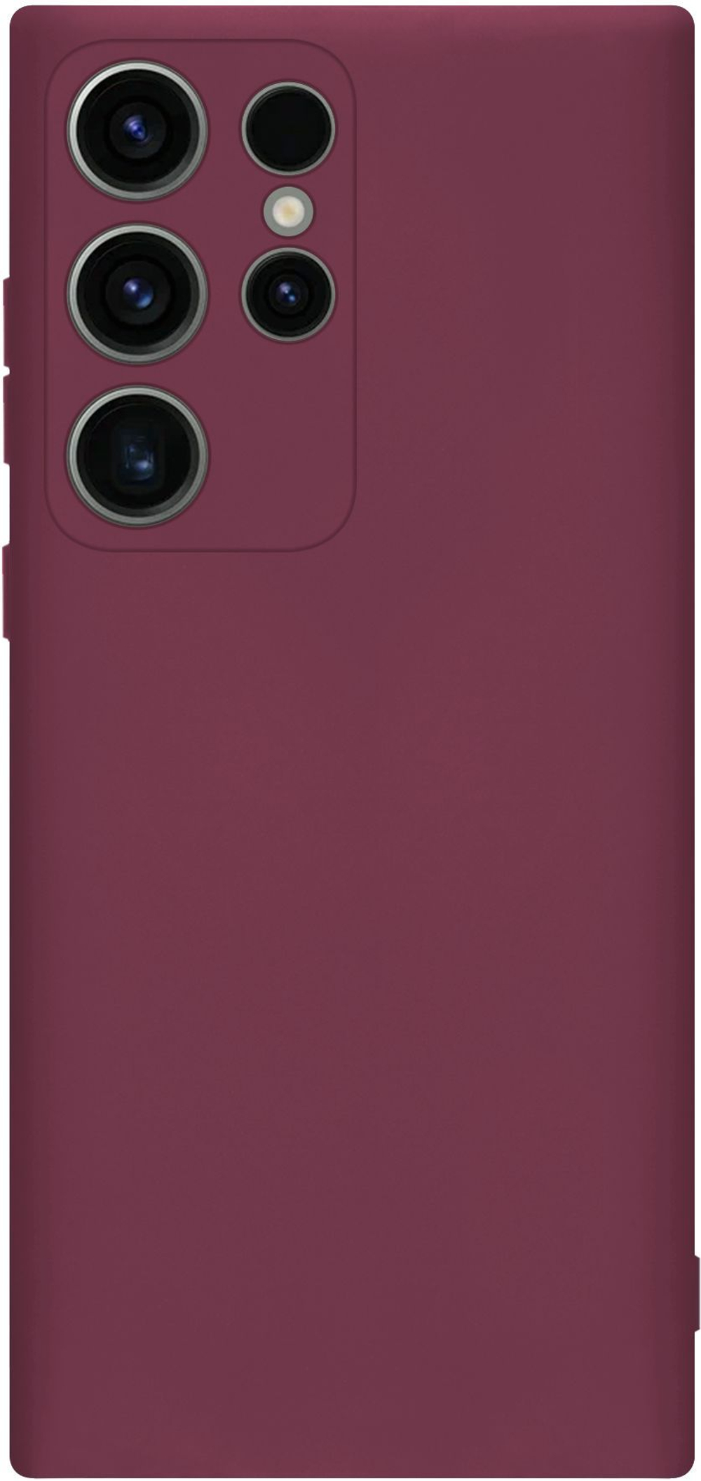 Мягкий Soft Touch чехол из силикона для SAMSUNG GALAXY S23 ULTRA с бархатной подкладкой