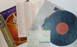 Винтажная виниловая пластинка LP Earth, Wind and Fire Powerlight (Japan 1983) (Obi)