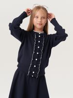 Кардиган школьный для девочки AT585 синий