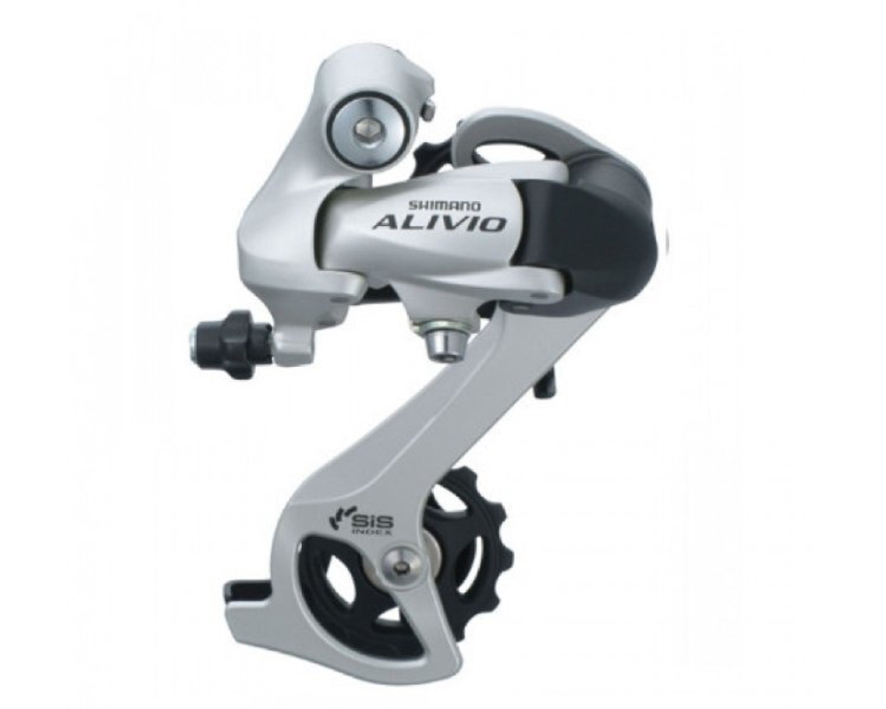 Переключатель задний Shimano Alivio, Rd-m410, SGS (серебро)