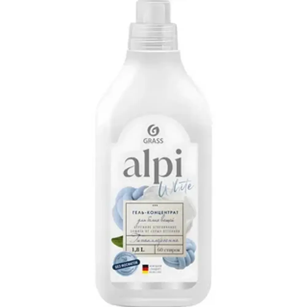 Средство для стирки жидкое конц  ALPI white gel 1,8л
