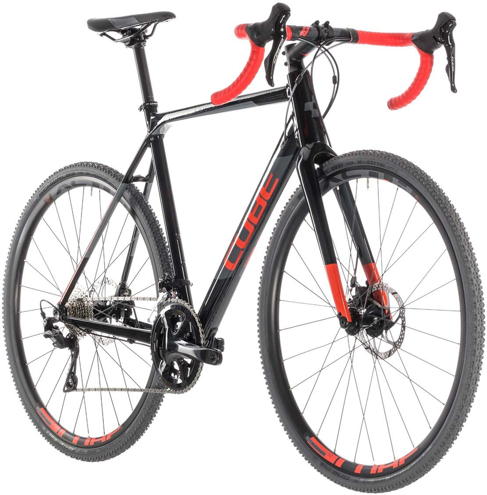 Велосипед CUBE 2019 CROSS RACE  black´n´red  56cm