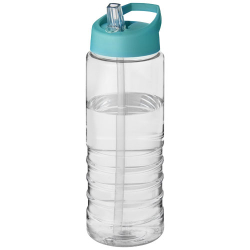 Спортивная бутылка H2O Treble объемом 750 мл с крышкой-носиком