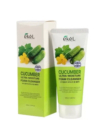 EKEL Foam Cleanser Cucumber Пенка для умывания с экстрактом огурца, 100 мл