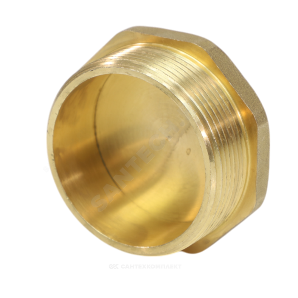 Заглушка латунь Ду 25 (1") НР VALFEX VF.583.L.100