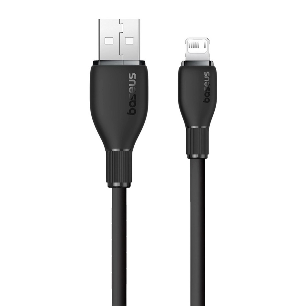 Usb Кабель-зарядка Lightning Baseus Pudding Series 2.4A 1.2м P10355700111-00 черный