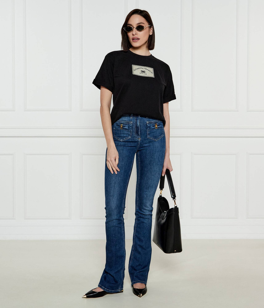 Футболка Elisabetta Franchi - черный(MA03551E2)