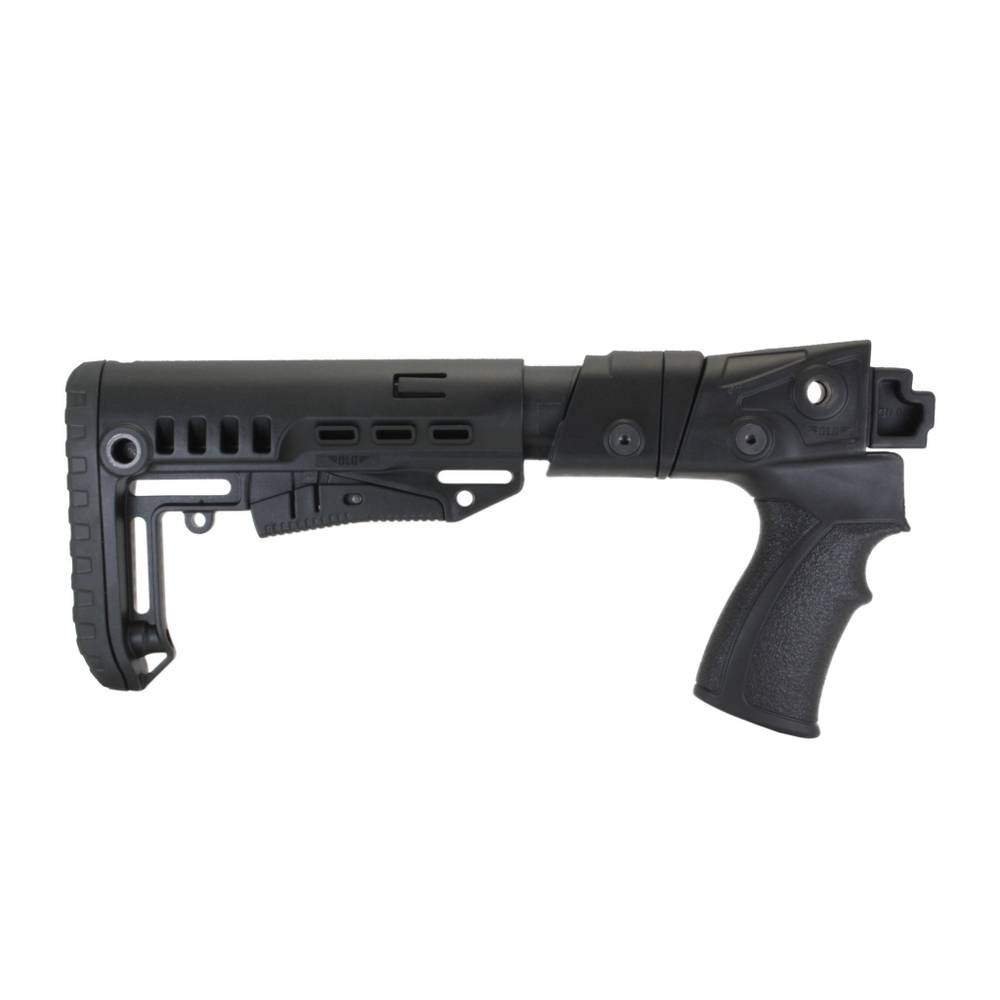 Складной приклад на Сайгу 20, DLG Tactical. Черный