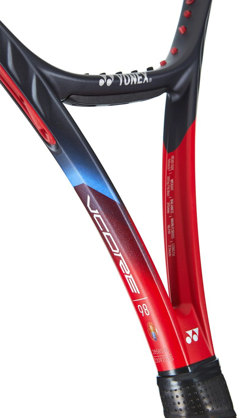 Теннисная ракетка Yonex VCORE 98 (305 g) SCARLET + Струны + Натяжка
