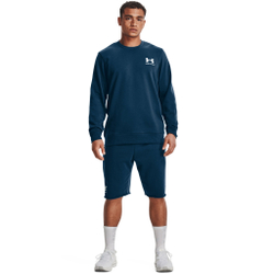 Мужское теннисное поло Under Armour Rival Terry LC Long Sleeve Men - Blue