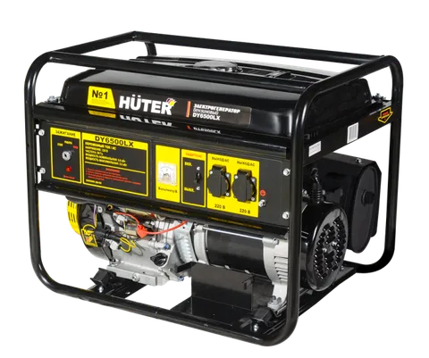 Портативный бензогенератор Huter DY6500LX