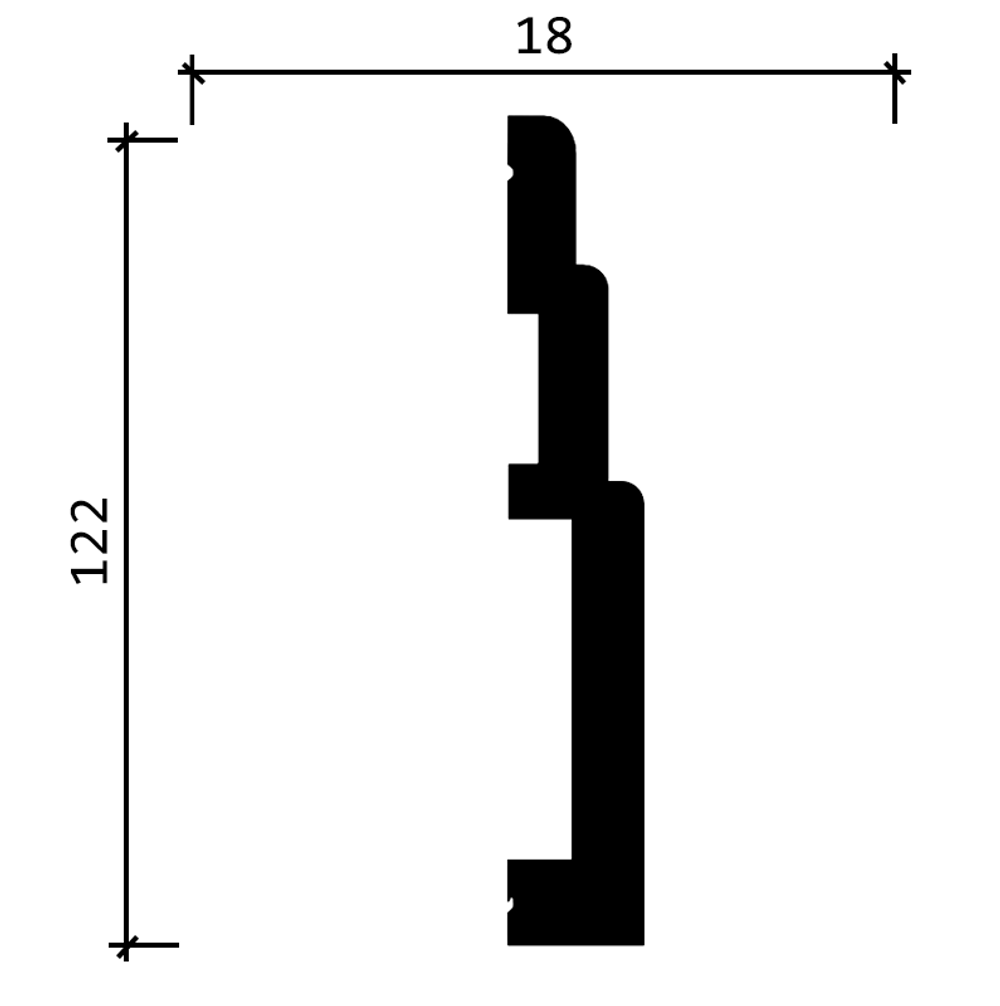Плинтус DD705