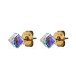 Серьги пусеты Fiore Luna Crystal AB SWE0127/1 AB G