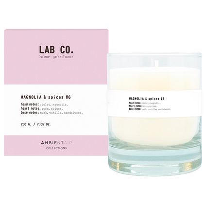 Свеча ароматическая 40ч Ambientair Lab Co Магнолия и специи