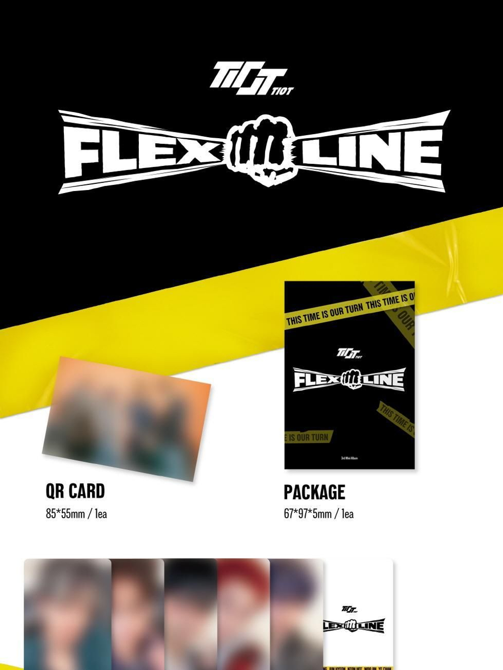Альбом TIOT - FLEX LINE 3rd Mini Album KIWEE ALBUM Version