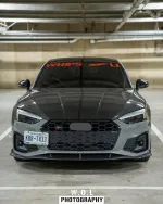 Карбоновая губа для AUDI S5 & A5 S LINE 2020-2025 B9.5 Ауди обвес