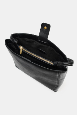 ZARA СУМКА НА ПЛЕЧО, ЧЕРНЫЙ