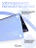 Чехол пластиковый Gurdini для Macbook Air 15" 2023 (A2941) Matte Series Sky Blue