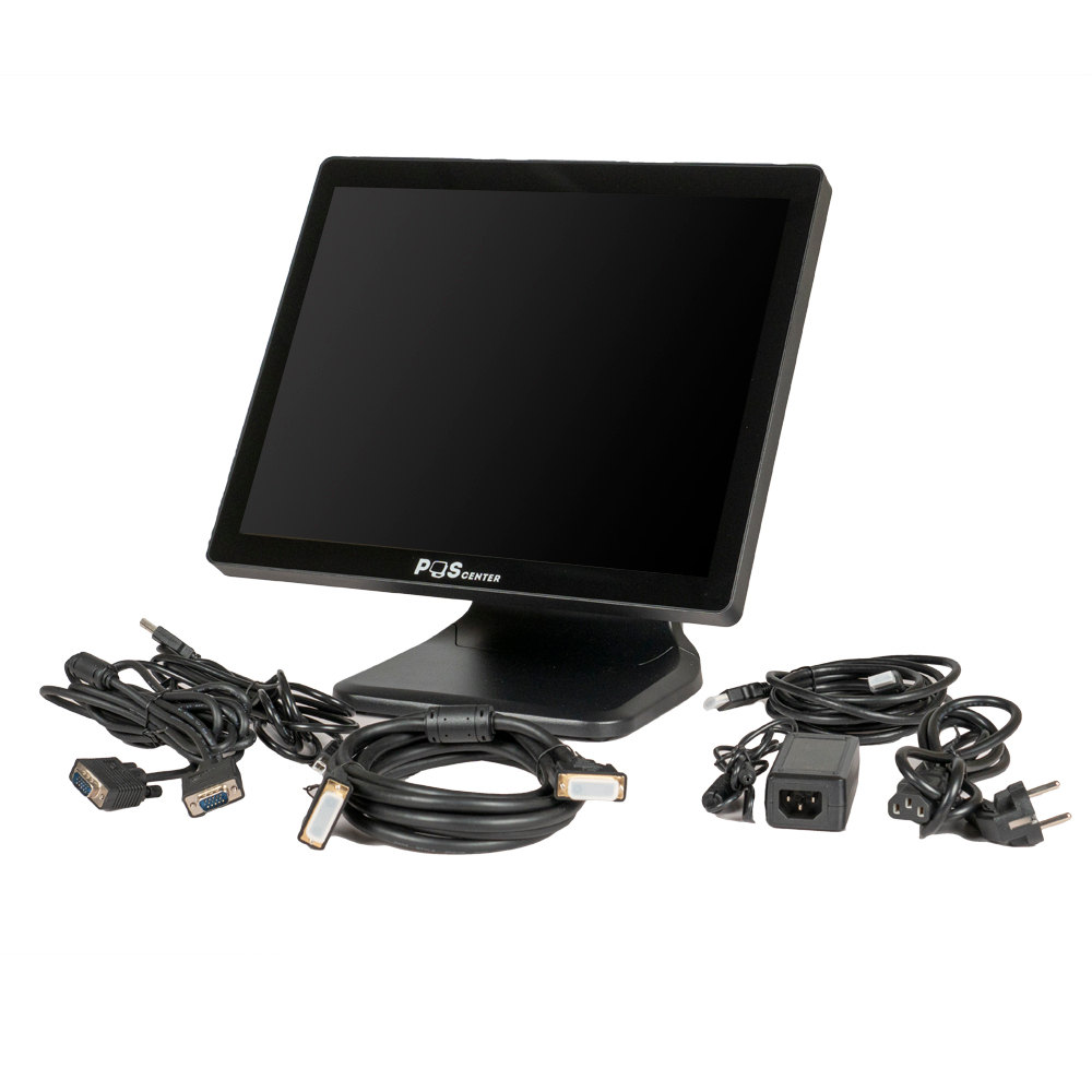 Сенсорный монитор POScenter NOVA (17", P-CAP/4:3/1280*1024/HDMI, VGA, USB, Audio out) черный