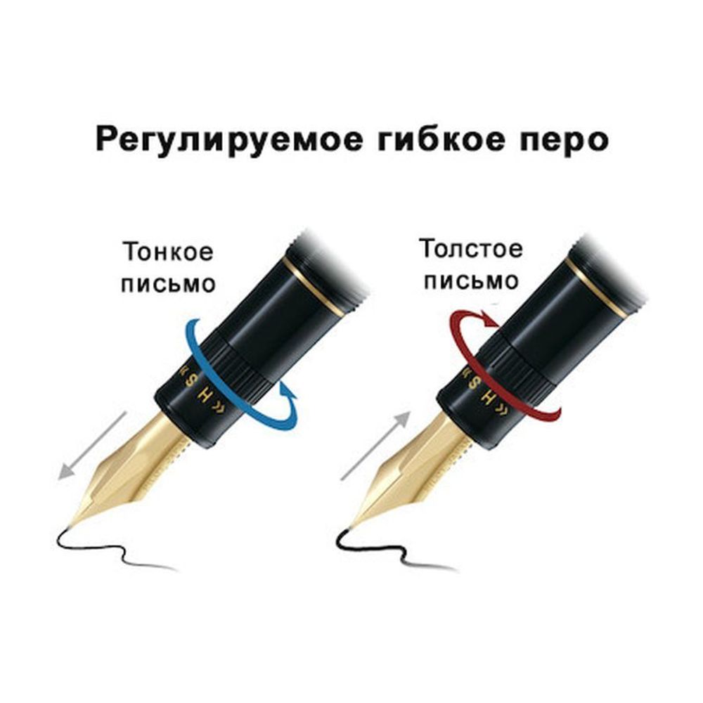 Перьевая ручка Pilot Justus 95 с регулируемым пером