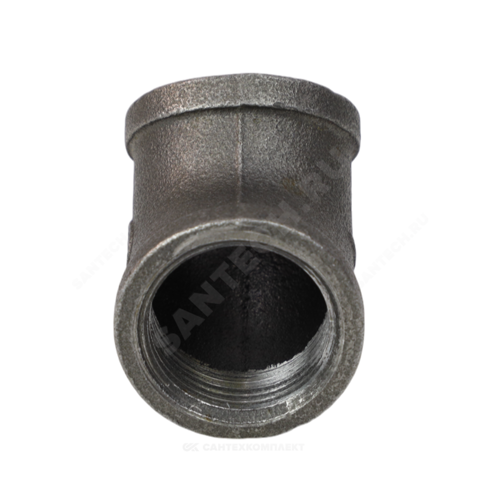 Угольник чугун Ду 20 (3/4") ВР/ВР 45гр Fittex PLUS
