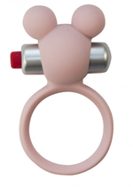 Эрекционное кольцо с вибрацией Minnie (нежно-розовый) (Цвет: нежно-розовый)