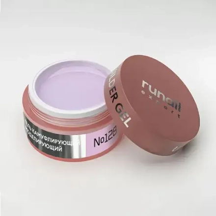 Runail Expert Гель моделирующий UV BUILDER GEL №128 нежно-лавандовый, 50г банка