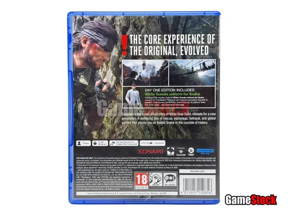 PS5 Metal Gear Solid Delta: Snake Eater Day One Edition (Б/У, Русские субтитры, PPSA-15304)