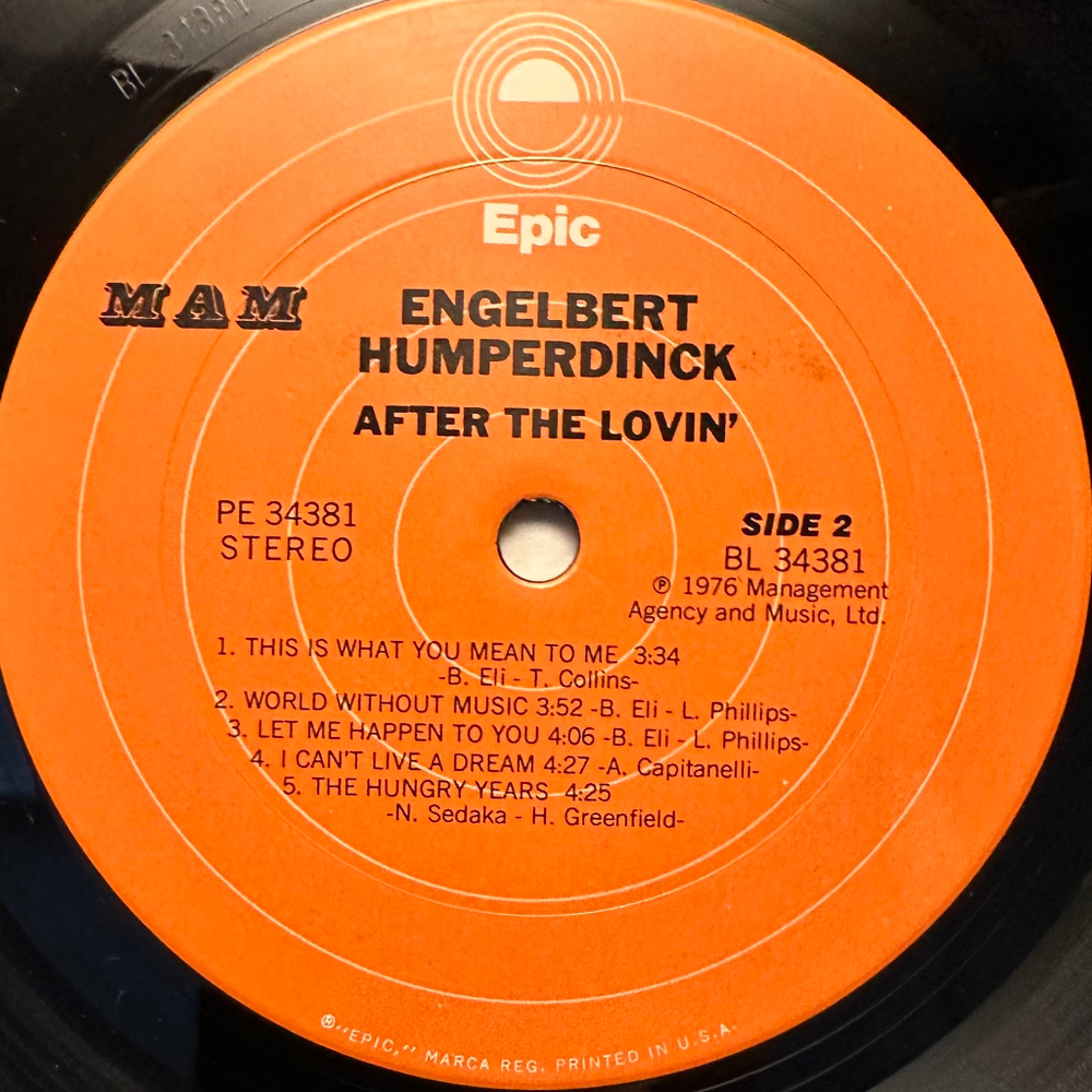 Engelbert Humperdinck - After The Lovin' (США 1976г.)