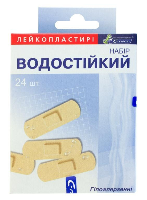 С-Пласт набор пластырей водостойкий №24