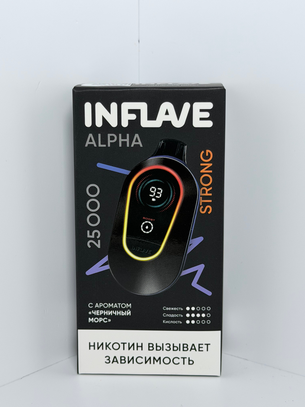 Inflave Alpha 25000 Strong Черничный Морс
