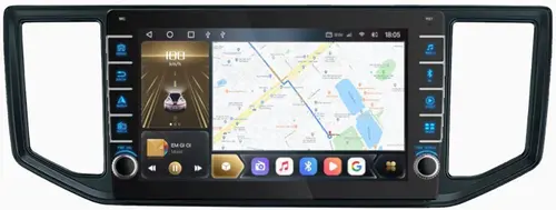 Магнитола для Volkswagen Crafter 2017+ - Kuberg OL-1972 (кнопки и крутилки), Android 12, Быстрая, CarPlay, 4G SIM-слот