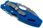 Складной нож Cold Steel 20MTB Mini Tuff Lite Plain Blue, синий (маленький)