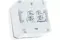 Розетка Legrand Quteo с заземлением + шторка накладная IP44 белая 25994