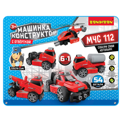 Конструктор с отверткой МЧС 6 в 1