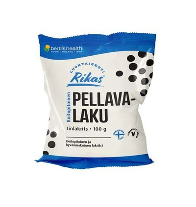Мармелад Rikas "Pellavalaku" с лакрицей 100 г (из Финляндии)