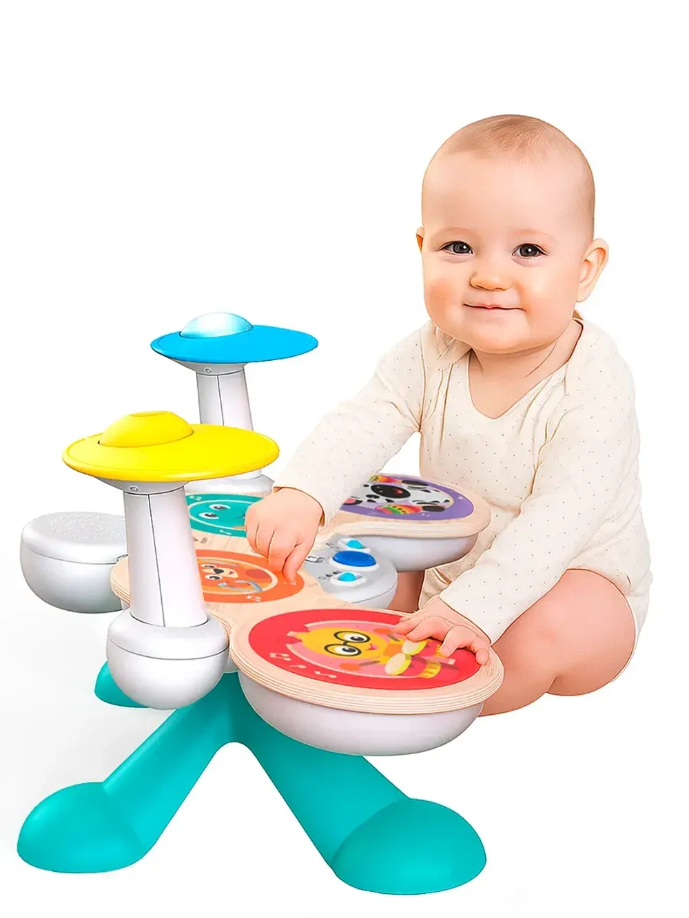 Музыкальная игрушка для малышей Барабанная установка сенсорная