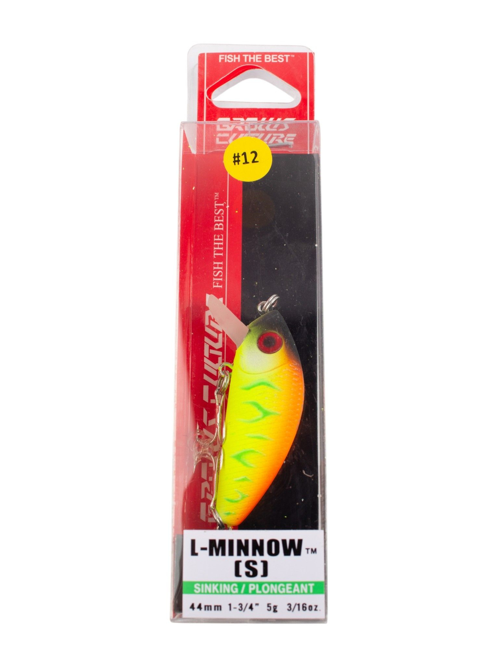Воблер минноу L Minnow 44 мм 5 г цвет #12