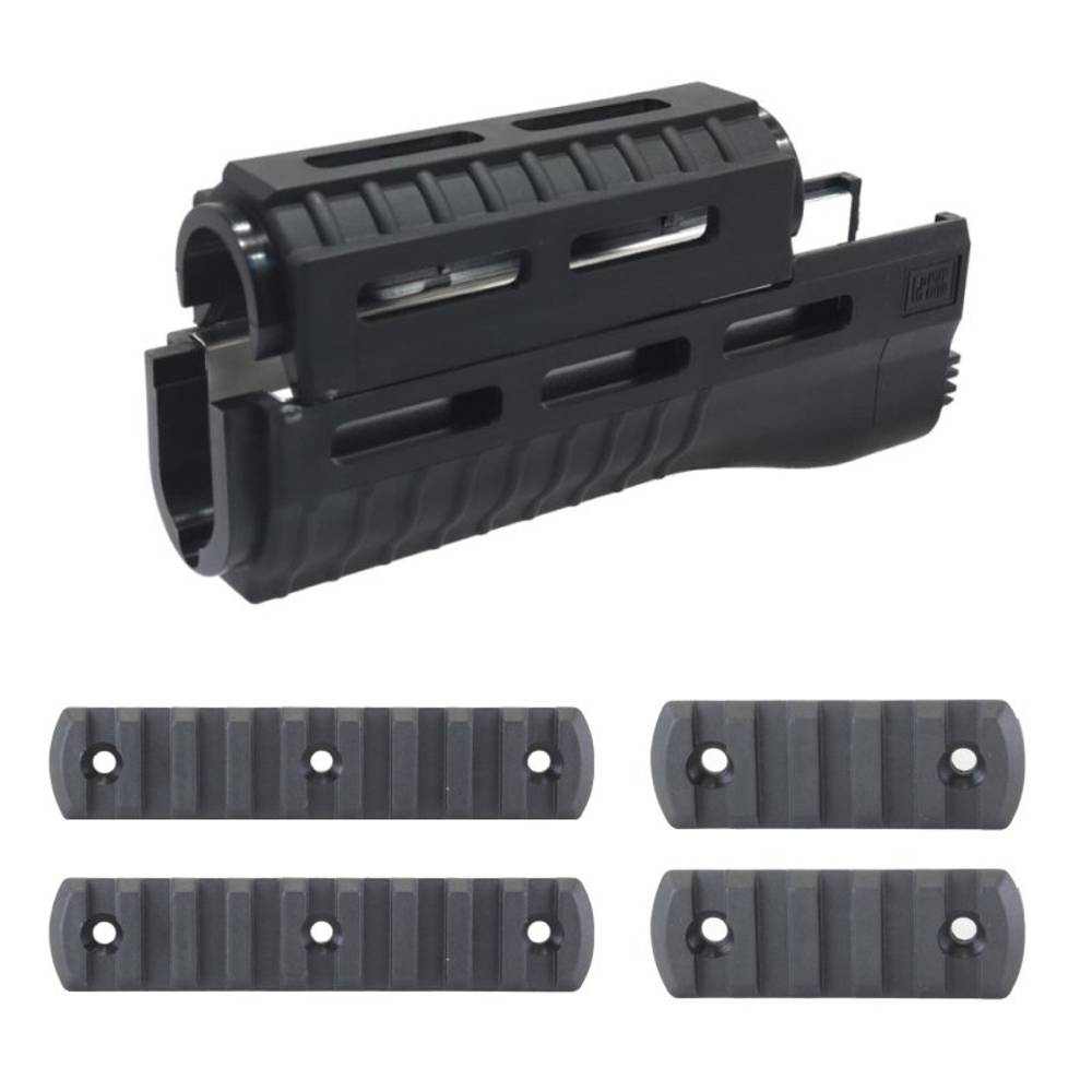 Комплект цевья PufGun для АК, Сайга, ВПО с планками M-LOK на 9 и 5 шагов