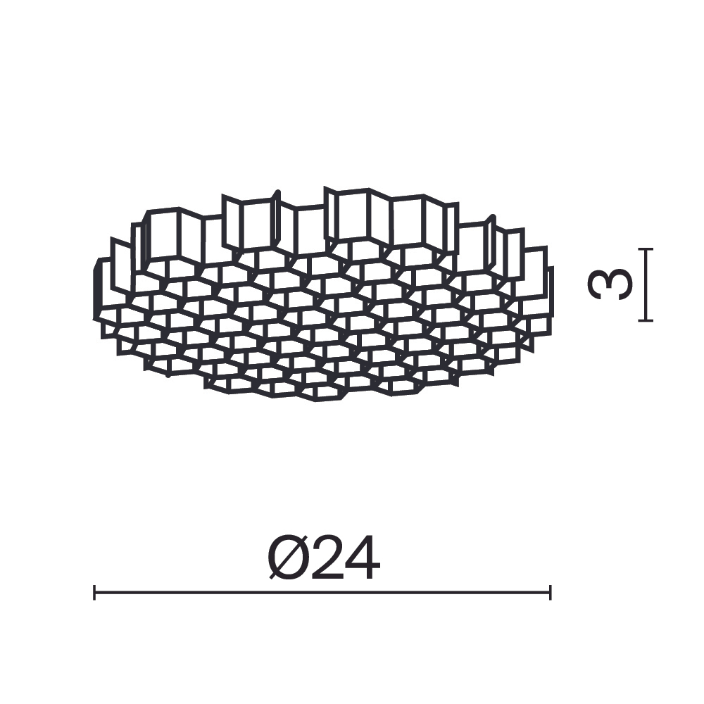 Светофильтр Maytoni Focus T HoneyComb-D24