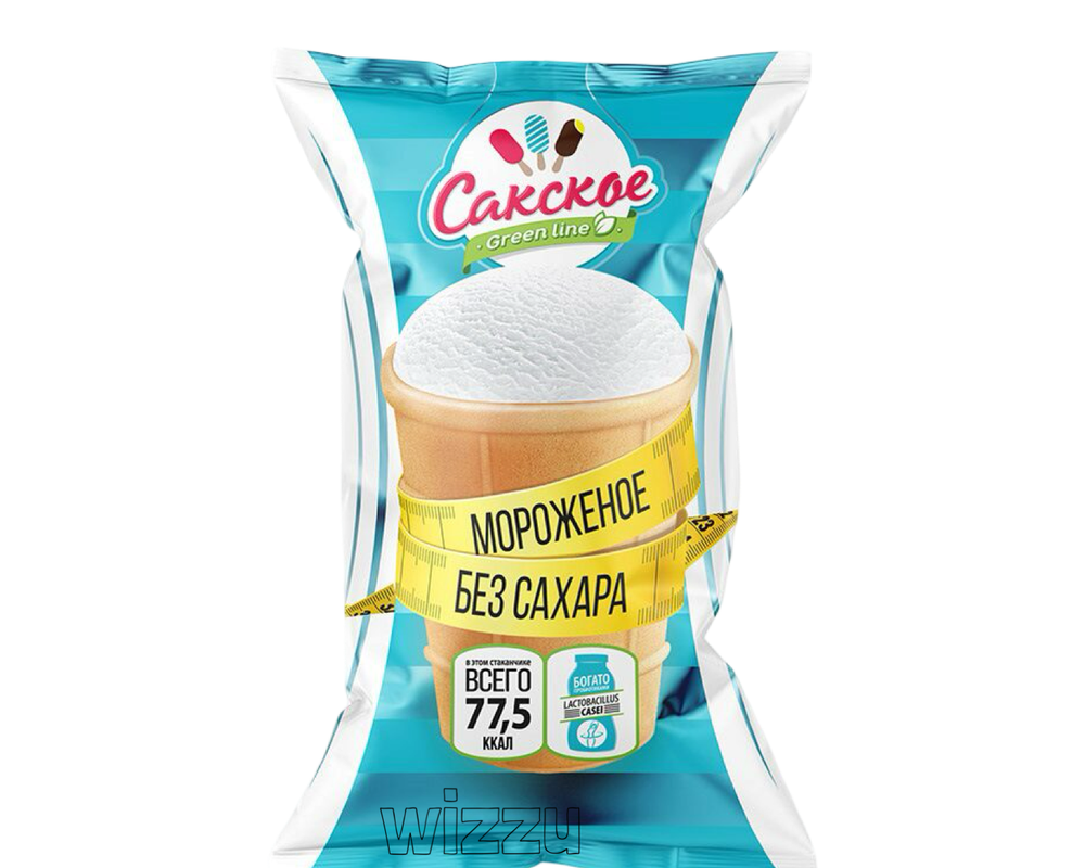 Мороженое молочное "БЕЗ САХАРА" в в/ст