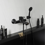 Смеситель для ванны 35k MIXLINE ML23-01 "Round Black"